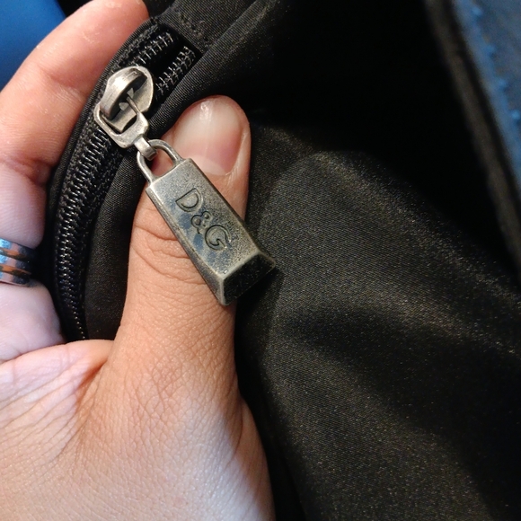 Dolce & Gabbana Black Backpack Nylon Unisex Very Good Condition - Picture 8 of 9